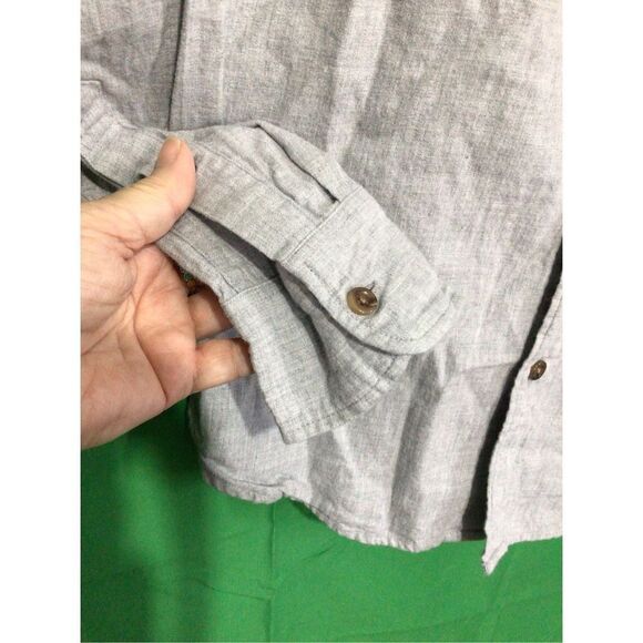 J. Crew Brushed Twill Shirt Size Small Light Gray - Picture 2 of 15